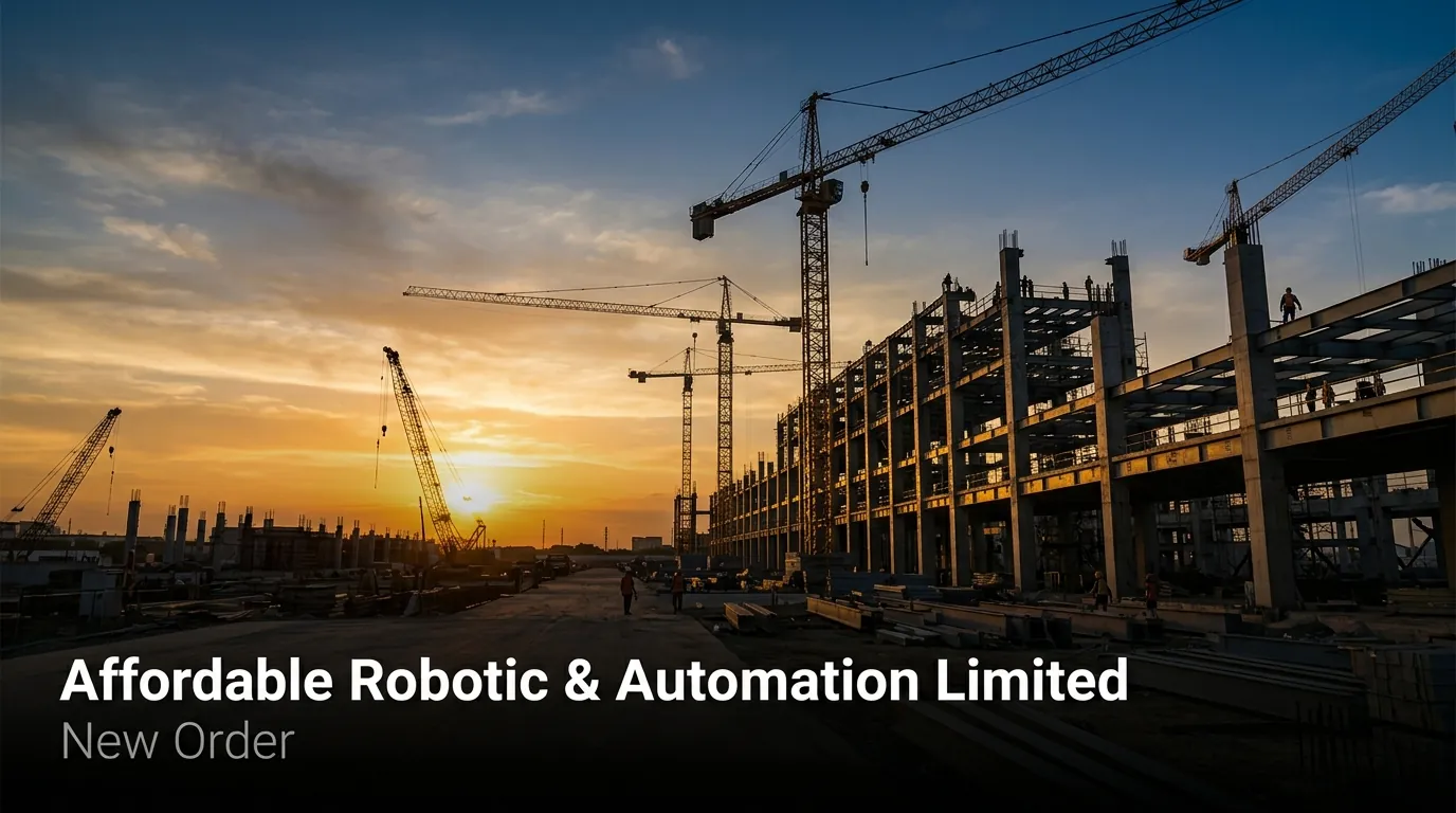 Affordable Robotic & Automation Secures ₹11.06 Crore Robotic Welding Line Order
