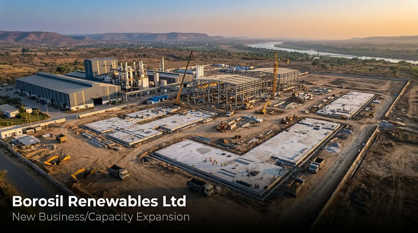Borosil Renewables Ups Solar Glass Expansion Capex to ₹1,100 Cr with New March 2027 Target