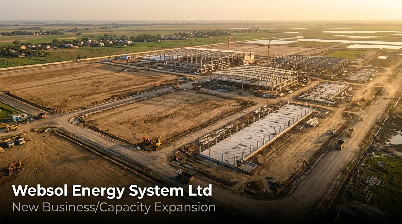 Websol Energy Secures 54.2 Acres for 4 GW Greenfield Solar Manufacturing Facility
