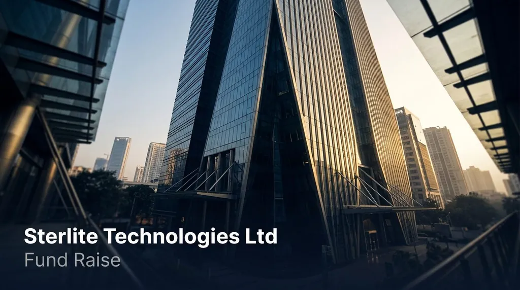 Sterlite Technologies Raises ₹1,500 Crore via QIP to Strengthen Capital Base