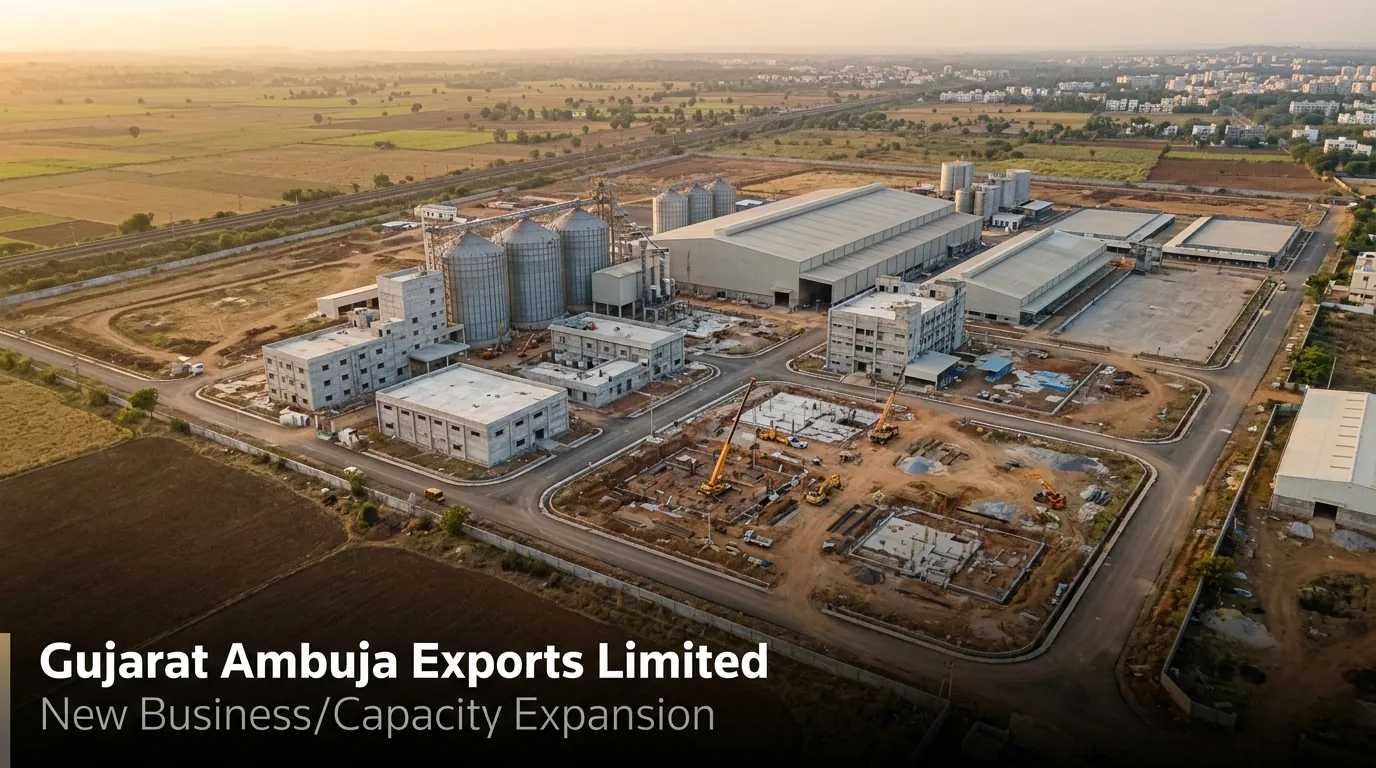 Gujarat Ambuja Exports to Invest ₹333 Crore for 850 TPD Corn Milling Plant in Hubli