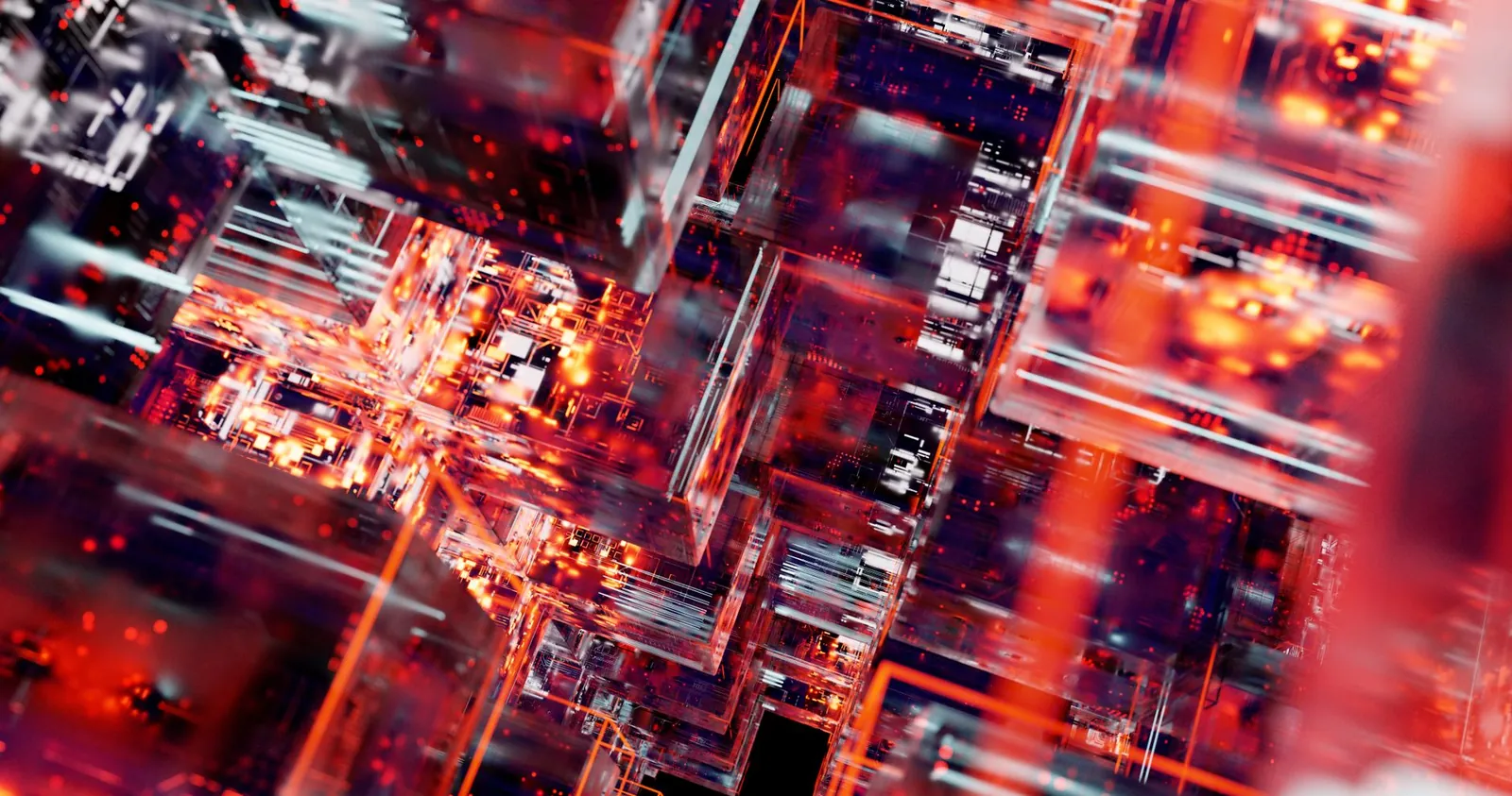A close-up abstract visualization of a digital circuit board, showcasing intricate structures and lighting. Stock photo for the ALFA News guide: The Structured Digital Database: SEBI's Mandate Explained.