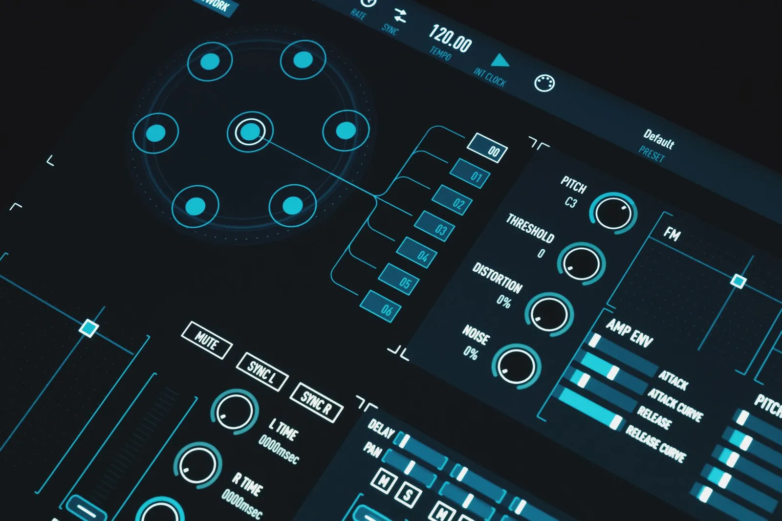A high-tech digital interface showcasing control parameters and futuristic data visualization. Stock photo illustrating Computer Age Management Services' product launched story.